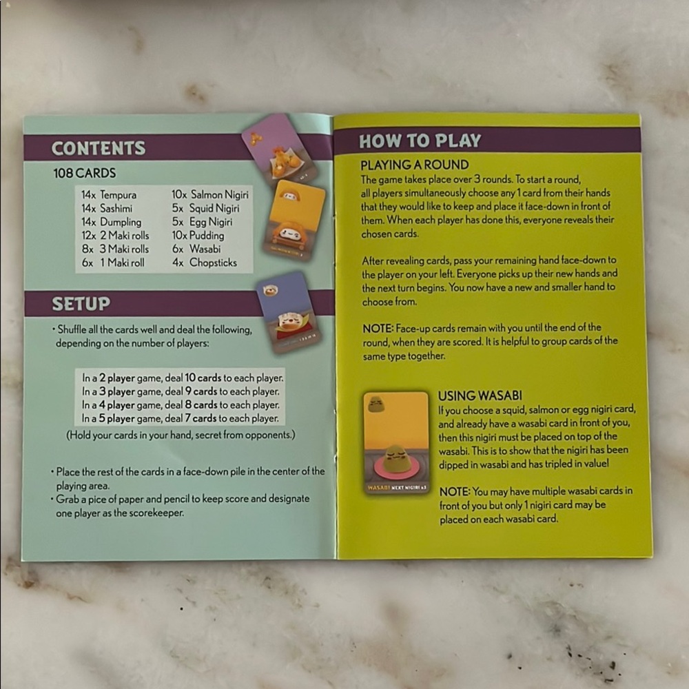 EUC Sushi Go! Card Game by Gamewright - Picture 4 of 12